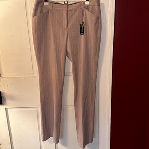 NWT Express barely boot low rise trousers / dress pants stretchy pinstripe